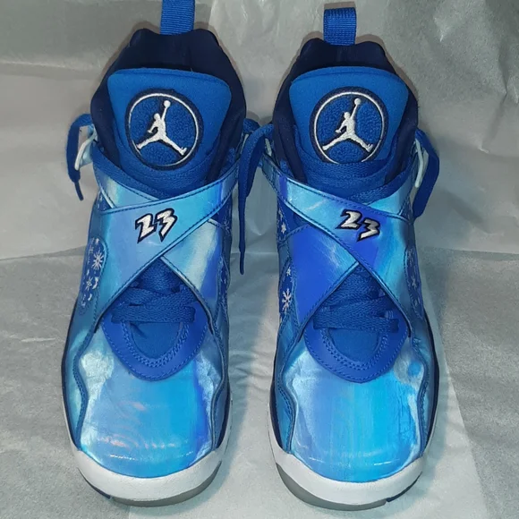 Jordan 8 Retro Sneakers 7Y = Women 8.5 = Men 7 - Picture 9 of 10